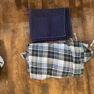 Pottery barn kids twin duvet and sham